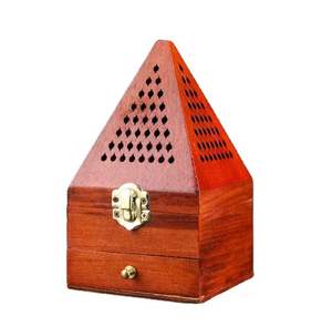 Brûleur d'encens en bois écologique de haute qualité pour usage religieux, créant une atmosphère relaxante à la maison, encens indien, meilleur prix - Product Image 3