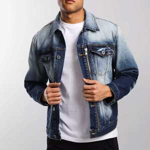 Veste en jean pour homme, style streetwear tendance, qualité exceptionnelle, nouvelle arrivée, écologique, prix abordable. - Product Image 1