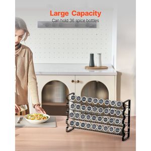 23x16 in scaffali a parete porta spezie organizzatore per armadio da cucina e organizzatore di condimenti da banco - Product Image 2