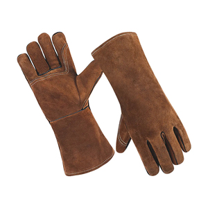 Guantes de Seguridad para Soldadura y Trabajo, Personalizados con Logotipo y Talla, Resistentes al Calor, Antideslizantes, con Doble Palma Reforzada y Acolchada - Product Image 1