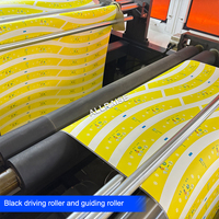 Cortadora de troqueles automática de alta velocidad para rollos gigantes a hojas, máquina de corte de papel en rollo para abanicos de papel y cajas de alimentos