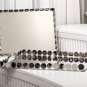 Premium Quality Stainless Steel Tray For Kitchen Serving Food Snacks Fruits With Durable Rust Resistant Long Lasting Design - Product Image 1