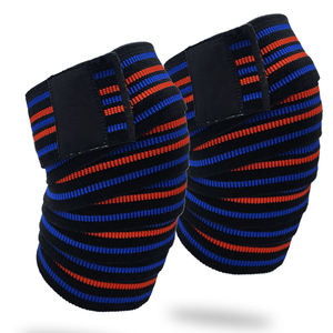 Vendas de compresión elásticas unisex de algodón grueso de alta calidad para levantamiento de pesas, soporte de codo, correa de protección flexible para gimnasio - Product Image 2