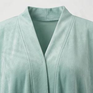 Abaya d'hiver unie, couleur personnalisée, cardigan modeste à manches longues, imprimé sérigraphié, style musulman ouvert pour femme - Product Image 4