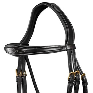 Brida ecuestre Horsekraft, gran oferta, cuero inglés de calidad Premium con cómodas hebillas de latón anatómicas con Flash Noseband - Product Image 4