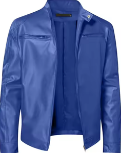 Vestes en cuir ajustées pour hommes - Vente directe d'usine à prix raisonnable - Product Image 3