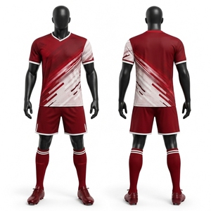 Soccer Uniform High Performance <b>Athletic</b> Jersey And Shorts Designed For Maximum Comfort Flexibility Speed And Long Lasting - Product Image 3