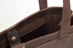 Nuevo Bolso de Mujer 2026, Recién Llegado, Hecho a Mano, de Cuero Genuino, para Uso Diario, Bolso Tote Grande para Mujer, LTB-0206 - Product Image 5