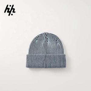 Hot Sale 100% <b>Wool</b> Breathable & Waterproof Striped Adjustable Unisex <b>Beanies</b> with Custom Label Handcrafted by Huzaifa Products - Product Image 2