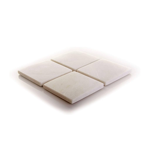 Ensemble de sous-verres en marbre à finition lisse moderne, écologique, durable, lavable, vaisselle en pierre naturelle - Product Image 2