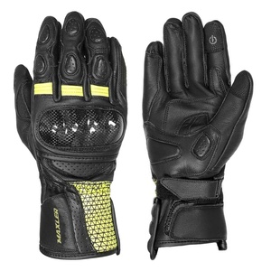 Gants de moto sportifs de haute qualité, design personnalisé en gros, logo personnalisé, gants longs en cuir pour la course à moto - Product Image 1
