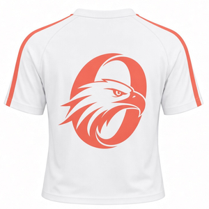 เสื้อเชียร์ไวท์คอรัลเชียร์เจอร์ซีย์แขนสั้นชุดกีฬาทีมกีฬาเสื้อเชิ้ตชุดฝึกซ้อมประสิทธิภาพสูงสำหรับกิจกรรมเชียร์ลีดเดอร์ - Product Image 2