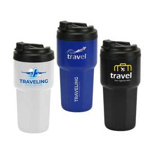 Vaso Térmico de Acero Inoxidable para Viajar, 473 ml, Aislamiento al Vacío, Tapa Abatible, Diseño Moderno para Viajes al Aire Libre - Product Image 1