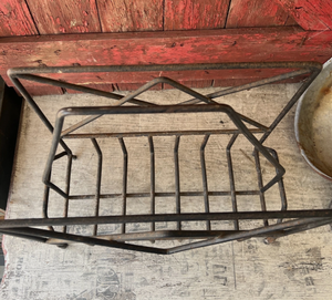 Traditional Indian Handicraft Rustic Wire Mesh Organizer Caddy <b>for</b> Living Room OEM Industrial Style Metal Desktop and Flooral - Product Image 3