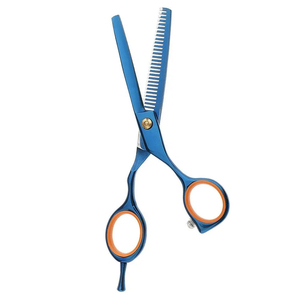 Ciseaux de barbier professionnels en acier inoxydable avec pointe de lame affûtée pour le coiffage en salon et l'entretien des coupes de cheveux, manche long - Product Image 4
