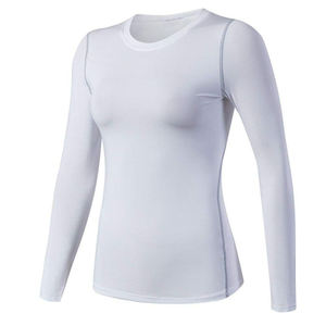 <b>Women</b> Gym Fitness Yoga Shirts <b>Women's</b> Sport Long Sleeve <b>Compression</b> T Shirts <b>Tops</b> Fitness Workout - Product Image 2