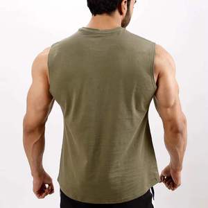 Camisetas de Gimnasio para Hombre 100% Algodón al por Mayor - Tejido Transpirable de Secado Rápido Anti-Pilling para Fitness y Culturismo (Estilo Casual) - Product Image 3