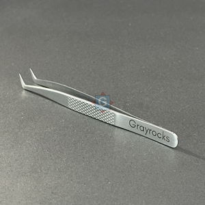 Pince à volume imprimée professionnelle en acier inoxydable pour extensions de cils, pince de beauté - Product Image 1