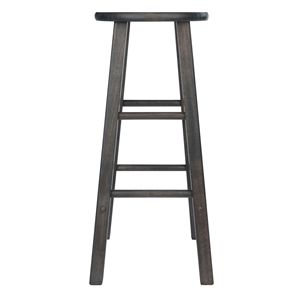 ชุดเก้าอี้บาร์ทรงสี่เหลี่ยม2ชิ้นสีหอยนางรมสีเทา - Product Image 5
