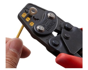 เครื่องมือจีบปลายสายและปลอกหุ้มสาย Lobtex Lobster รุ่นอุตสาหกรรม ด้ามจับเหล็กเคลือบเรซิน ยี่ห้อดังจากญี่ปุ่น รุ่น AK1MA2 - Product Image 3