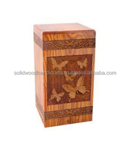 Urnas de cremación de madera para adultos Urnas de madera Urnas funerarias Tamaño personalizado Suministros funerarios - Product Image 3