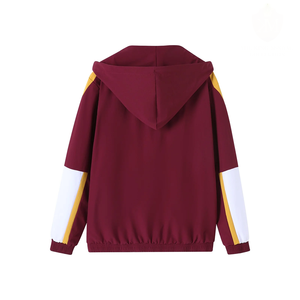 Custom Bethune-Cookman Windbreaker Unisex Winter Hooded Zip-Up <b>Jacket</b> Wholesale Custom Greek Logo Sorority & Fraternity Style - Product Image 2