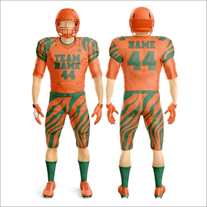 American Football Jerseys Pants Custom Team Uniform Printed Half Sleeve Summer Breathable Performance Front Apparel Supplier - Product Image 1