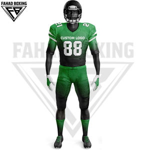 Service OEM ODM, prix de gros, fournisseur fiable, nouveaux modèles tendance, maillots et hauts de football américain en polyester grande taille - Product Image 2