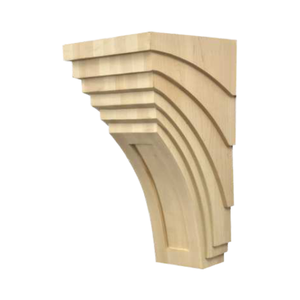 Factory Custom Wooden Corbels Solid Wood Cabinet Brackets Decorative Furniture Corbels OEM Export Supplier Solid Wood Corbels - Product Image 1
