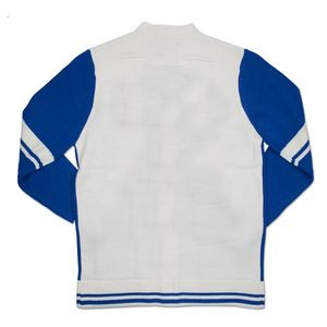 Suéter Personalizado de Primera Calidad Antiarrugas con Cuello en V de Lana/Cachemira para Mujer, con Logotipos de Hermandades y Fraternidades, Múltiples Logotipos - Product Image 3