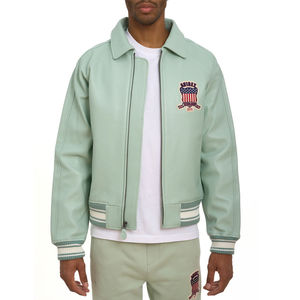 Chaquetas de Cuero Avirex Personalizadas con su Propio Diseño 2026, Precio Accesible, Alta Calidad, Chaquetas Transpirables para Hombre - Product Image 3