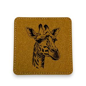 Sous-verres personnalisés en cuir véritable avec logo en relief, tapis de boisson isolant thermiquement, support pour chopes de bière pour l'hôtellerie LC-0026 - Product Image 4