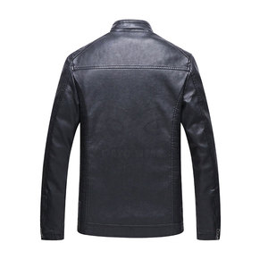 Wholesale Custom Logo Print High Quality <b>Men</b> <b>Leather</b> <b>Jacket</b> Waterproof Outdoor Use <b>Men</b> <b>Leather</b> Winter <b>Jacket</b> - Product Image 2