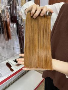 Peluca de cabello humano 100% vietnamita, extensiones de cabello de Color liso, sin enredos, sin caída, precio al por mayor - Product Image 2