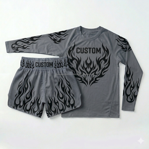 Conjunto de Pantalones Cortos y Camiseta de Muay Thai OEM, Sublimación Personalizada, Ropa de Entrenamiento para Gimnasio, Conjuntos de Muay Thai al por Mayor - Product Image 3