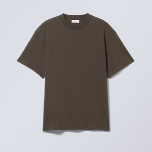 เสื้อยืดคอกลมแขนสั้นทรงโอเวอร์ไซส์ผ้าฝ้ายสำหรับผู้ชาย เสื้อยืดเปล่าสำหรับสกรีนโลโก้ เสื้อยืดขายส่ง - Product Image 3