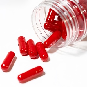 Capsules végétales HPMC vides, capsules de gélatine dure vides rouges, séparées, en petits sachets, personnalisables en couleur et taille (00, 0, 1, 2, 3, 4, 5), certifiées Halal - Product Image 1