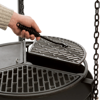 Vente chaude Suspendu Barbecue Trépied Pliable Fire Pit Charcoal Bbq Grill Pour Jardin