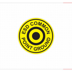 Autocollant adhésif jaune pour bouton d'arrêt d'urgence, autocollant de sécurité pour bouton de mise hors tension, pour machines industrielles, conforme à la norme OSHA - Product Image 2