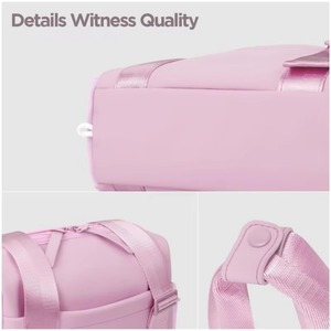 Custom Logo Small Water Resistant <b>Nylon</b> Gym <b>Tote</b> <b>Bag</b> Adjustable Strap Dry Wet Separation Sports Shoulder Workout <b>Bag</b> for Women - Product Image 3