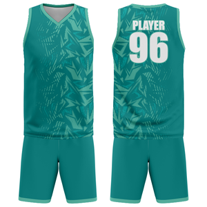 Uniforme de Baloncesto Personalizado de Alta Calidad – Camiseta y Pantalones Cortos Sublimados 100% Poliéster - Product Image 6
