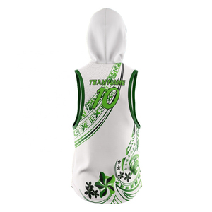 Tenues de rugby par sublimation XL, sans manches, compression, 7v7, logo d'équipe brodé, ensemble personnalisé, couleurs sur mesure, haute qualité, unisexe - Product Image 2