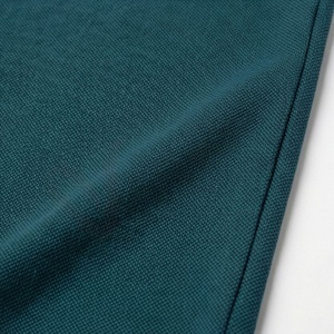 Polo à manches courtes pour homme, couleur vert-bleu foncé, 100% coton, tissu Oxford respirant, coupe classique, couleur unie, design tissé - Product Image 5