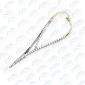 Portaagujas Manual de Acero de Alta Calidad para Instrumentos Dentales de Ortodoncia y Cirugía - Product Image 2