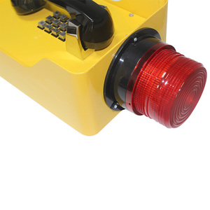 Téléphone d'urgence IP66 en acier métallique, étanche pour l'extérieur, avec sirène lumineuse et clavier en alliage de zinc - Product Image 2