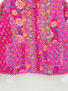 แจ็กเก็ตผ้าฝ้ายบุนวมทำด้วยมือสไตล์วินเทจ - Product Image 4