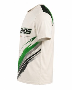 Camiseta de Manga Corta para Hombre con Logotipo Frontal, Sólida, Transpirable, Corte Regular, Cuello Redondo, Tejido de Felpa, 100% Algodón - Product Image 4