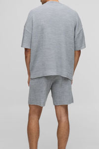 Camisetas de Tallas Grandes, Shorts, Ropa Urbana de Gran Gramaje, 100% Algodón, Unisex, Camiseta Corta de Manga Corta, Oversize, Estilo Boxy para Hombre - Product Image 2