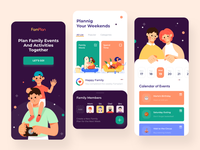 Application d'activités parent-enfant pour les activités familiales, l'apprentissage, les étapes importantes, les horaires, le suivi des progrès et des moments de qualité.