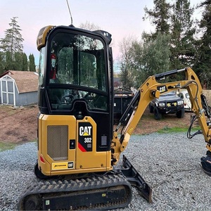 Compact CAT <b>Mini</b> Excavators 302 CR Designed for Small <b>Scale</b> Construction Landscaping and Utility Work with Easy Operation - Product Image 3